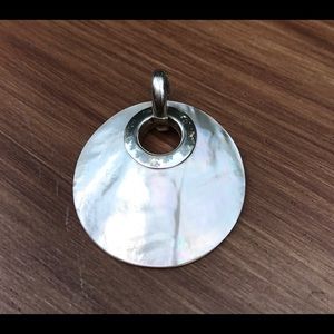 Silpada .925 Silver Mother of Pearl Pendant